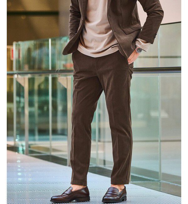 UNITED ARROWS green label relaxing「【WEB限定】JUST fit コーデュロイ ナロー セットアップ ジャケット＆パンツ」|スーツ|