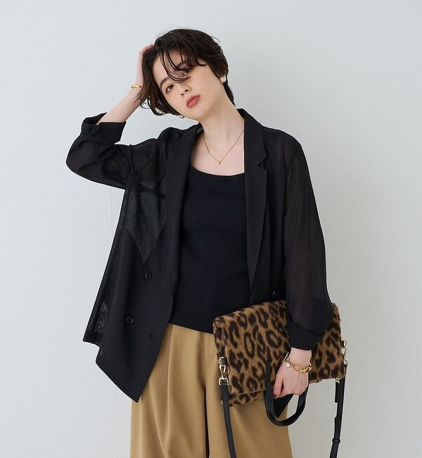 Rouge vif「【PETIT MOMENTS/プティ・モーメント】「S」イニシャルモチーフネック」|ネックレス|