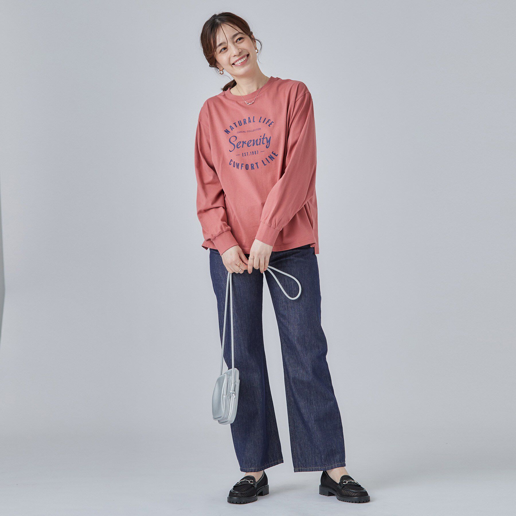 SHOO･LA･RUE「【S-LL】デイリー使いに 選べる6柄プリントロンT」|Tシャツ・カットソー|