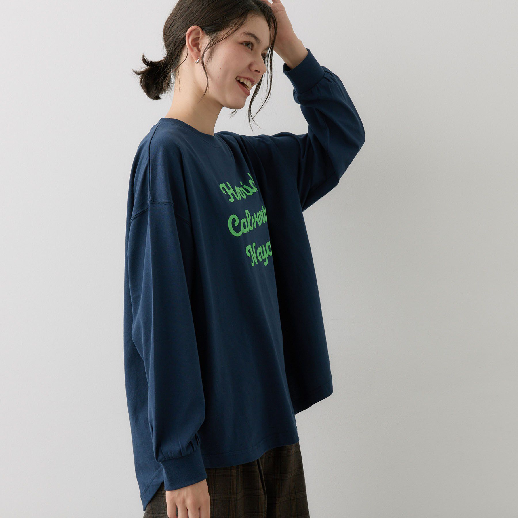 Dessin「【洗える】オーガニックコットン ロングスリーブTシャツ」|Tシャツ・カットソー|