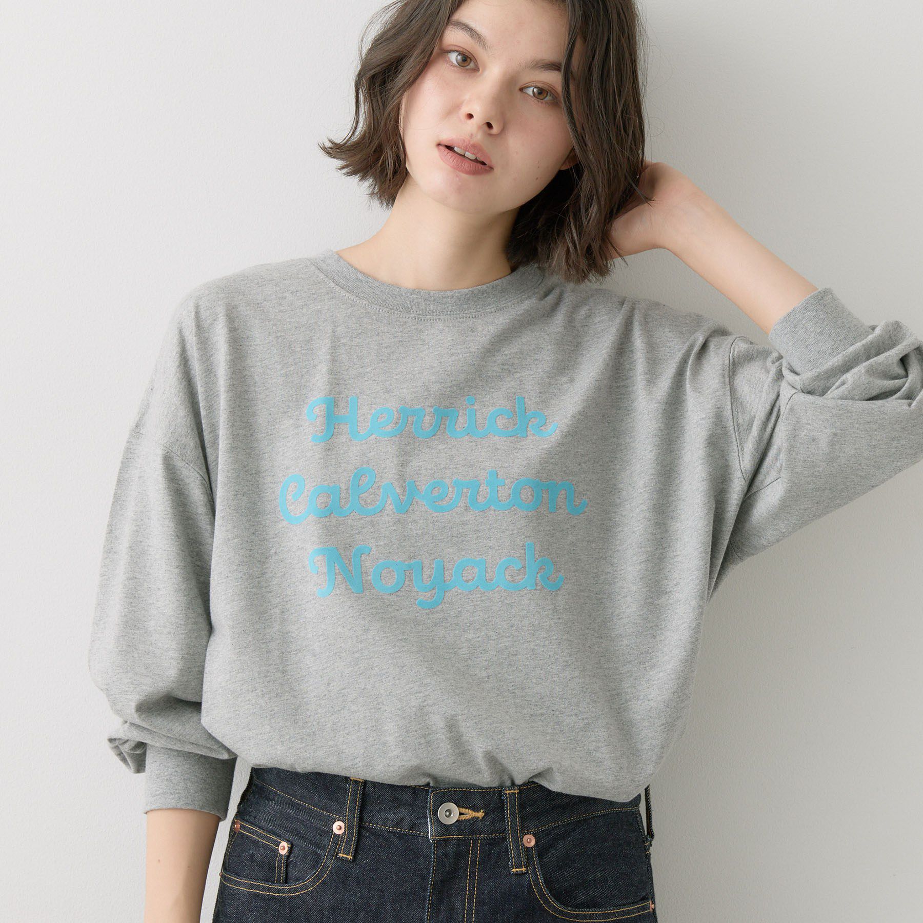 Dessin「【洗える】オーガニックコットン ロングスリーブTシャツ」|Tシャツ・カットソー|
