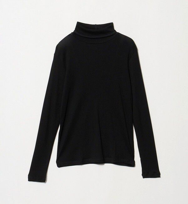 UNITED ARROWS「コットン テレコ タートル カットソー」|Tシャツ・カットソー|BLACK