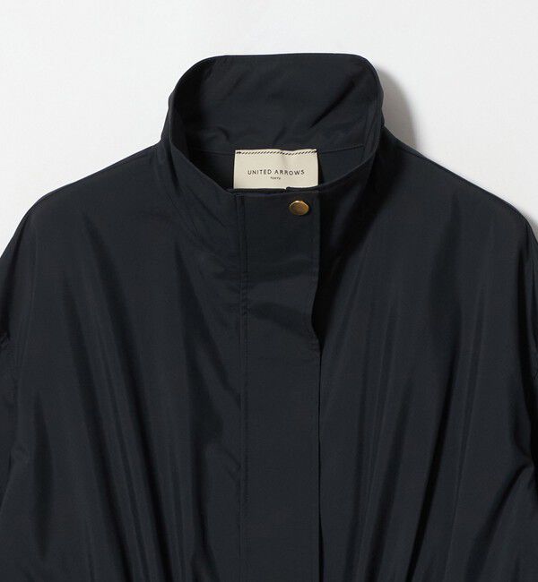 UNITED ARROWS「タフタ ペプラム フリル ブルゾン ‐はっ水‐」|ブルゾン・スタジャン|