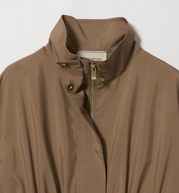 UNITED ARROWS「タフタ ペプラム フリル ブルゾン ‐はっ水‐」|ブルゾン・スタジャン|