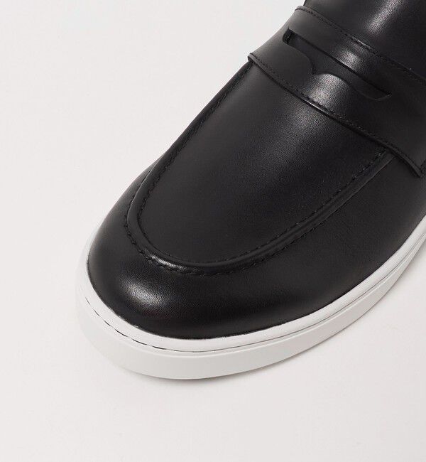 UNITED ARROWS green label relaxing「＜MOONSTAR＞gently コインローファー ブラック ドレススニーカー」|ローファー|