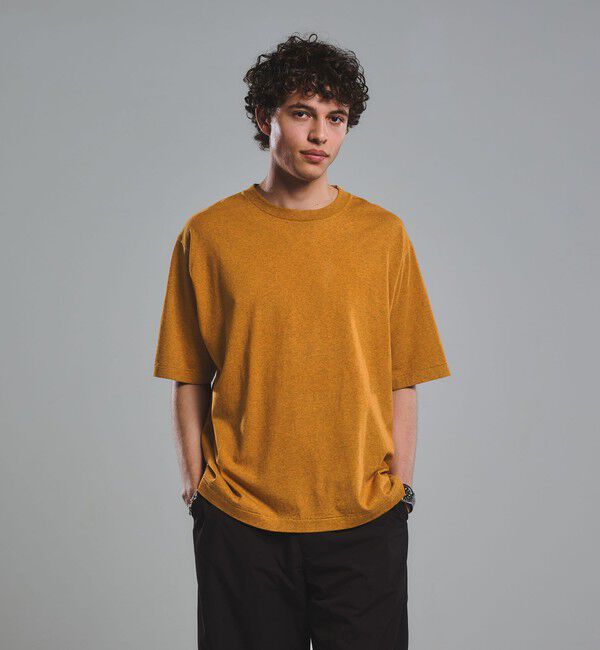 UNITED ARROWS green label relaxing「オーバーダイ クルーネック 半袖 Tシャツ カットソー」|Tシャツ・カットソー|ORANGE