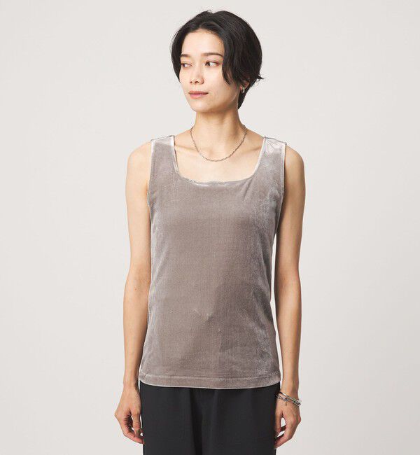 UNITED ARROWS green label relaxing「ベロア タンクトップ」|タンクトップ|
