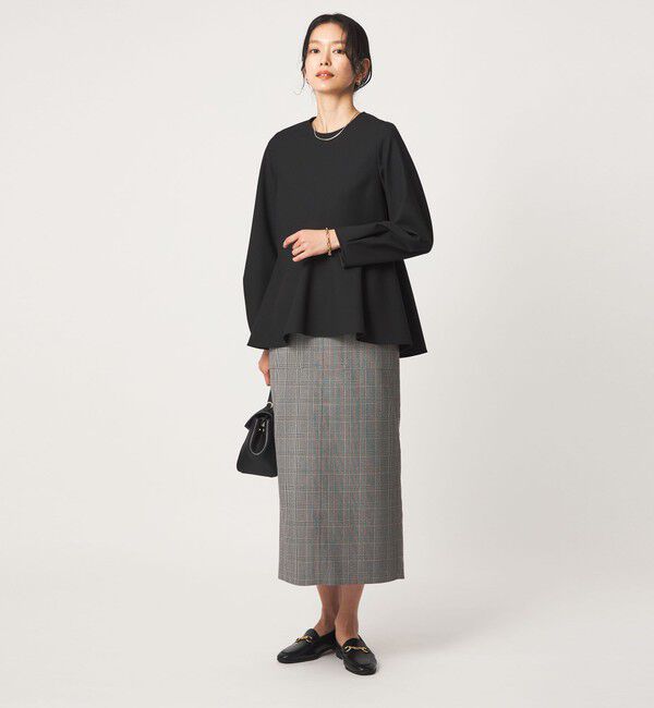 UNITED ARROWS green label relaxing「ライト ダブルクロス ブラウス ウォッシャブル ストレッチ」|シャツ・ブラウス|