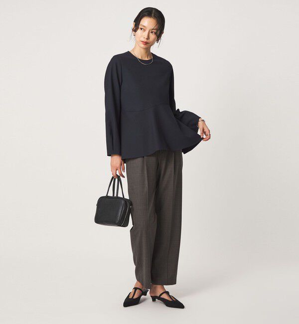 UNITED ARROWS green label relaxing「ライト ダブルクロス ブラウス ウォッシャブル ストレッチ」|シャツ・ブラウス|