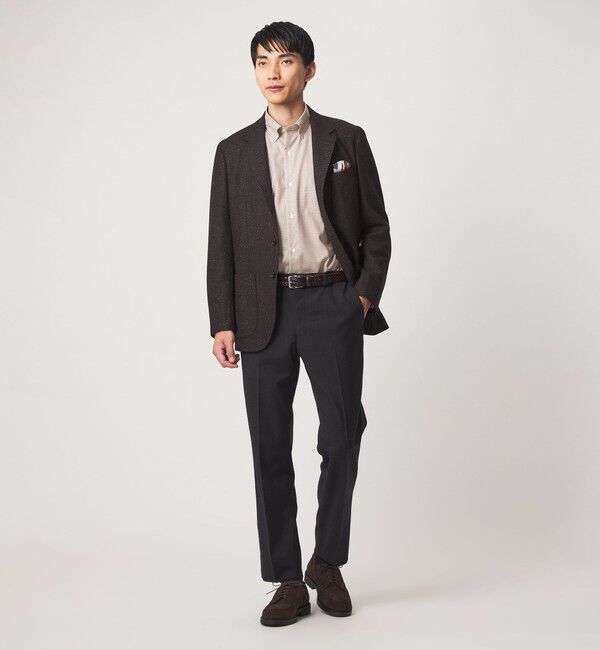 UNITED ARROWS green label relaxing「エブリット コットンオックス ギンガムチェック スナップ ボタンダウン シャツ -イージーアイロン-」|シャツ・ブラウス|