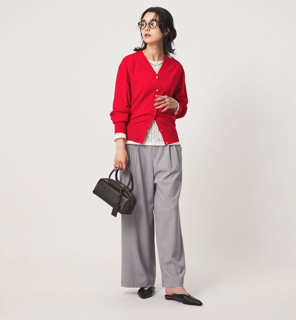UNITED ARROWS green label relaxing「エブリニット 2WAY Vネック カーディガン」|カーディガン|