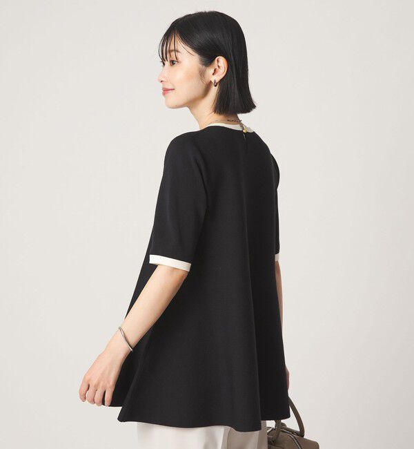 UNITED ARROWS green label relaxing「フォルム ペプラム ニット」|ニット・セーター|