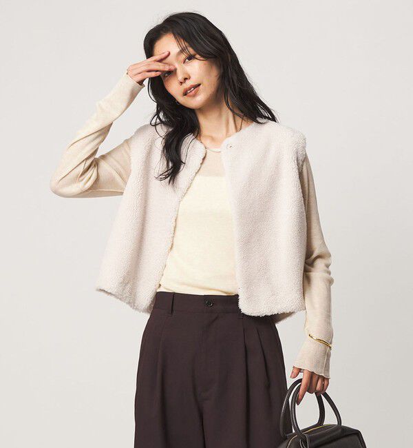 UNITED ARROWS green label relaxing「［size SHORTあり］テレコ クルーネック プルオーバー」|Tシャツ・カットソー|BEIGE