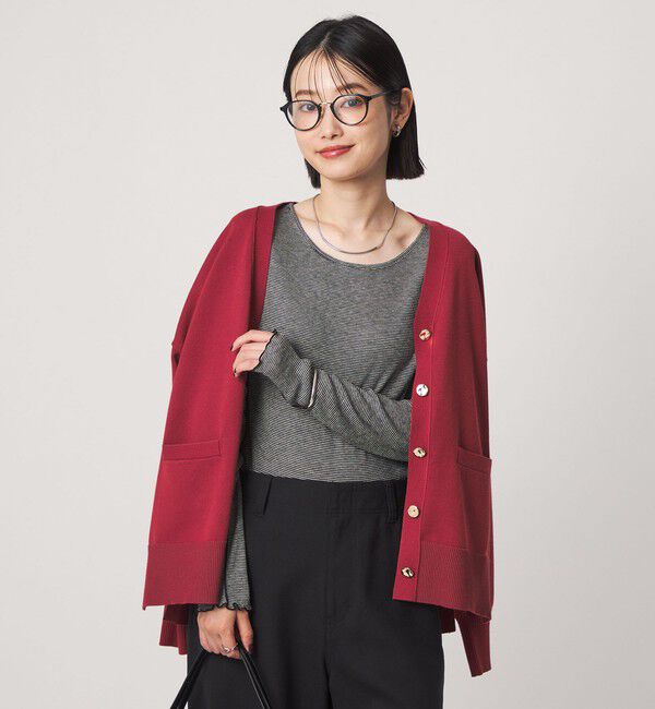 UNITED ARROWS green label relaxing「［size SHORTあり］テレコ クルーネック プルオーバー」|Tシャツ・カットソー|