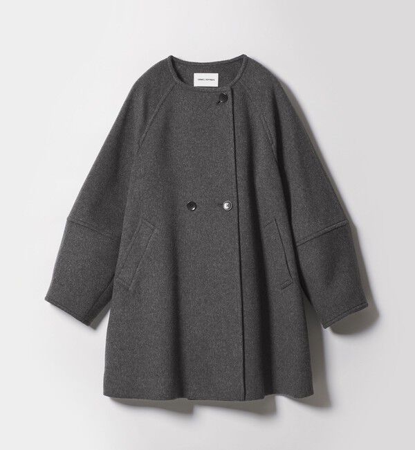 EMMEL REFINES「＜EMMEL REFINES＞EM ノーカラー テントコート」|その他|DK.GRAY
