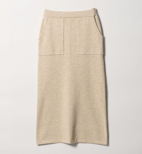 UNITED ARROWS green label relaxing「【WEB限定】＜at ease＞ラメ ニット タイト スカート」|タイト|NATURAL
