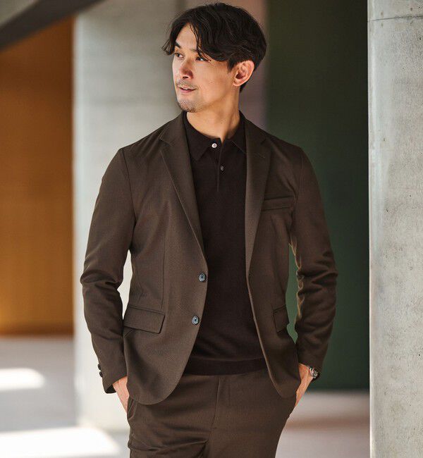 UNITED ARROWS green label relaxing「【WEB限定】JUST fit ウールライク ナロー セットアップ ジャケット＆パンツ -ストレッチ-」|スーツ|