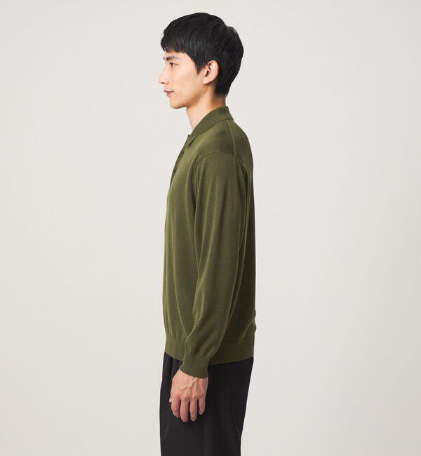 UNITED ARROWS green label relaxing「SUPER 120S ハイゲージ ニット ポロシャツ」|ニット・セーター|