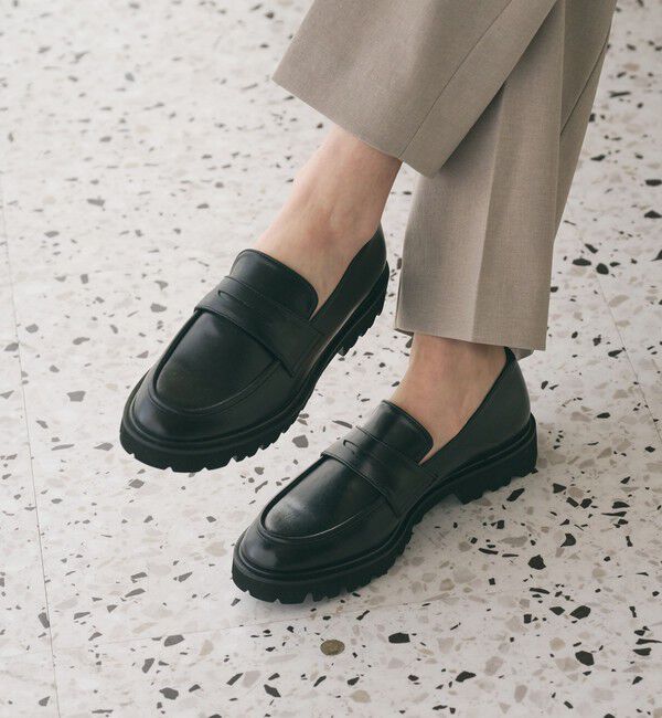 BEAUTY&YOUTH UNITED ARROWS「レザーライク コインローファー」|ローファー|