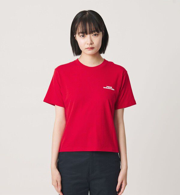 NICE WEATHER「＜NICE WEATHER＞ウィメンズ ロゴ Tシャツ」|Tシャツ・カットソー|
