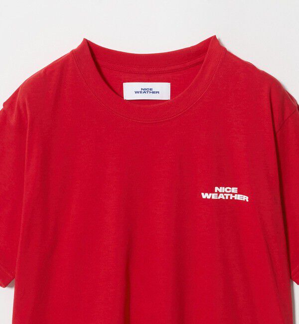NICE WEATHER「＜NICE WEATHER＞ウィメンズ ロゴ Tシャツ」|Tシャツ・カットソー|