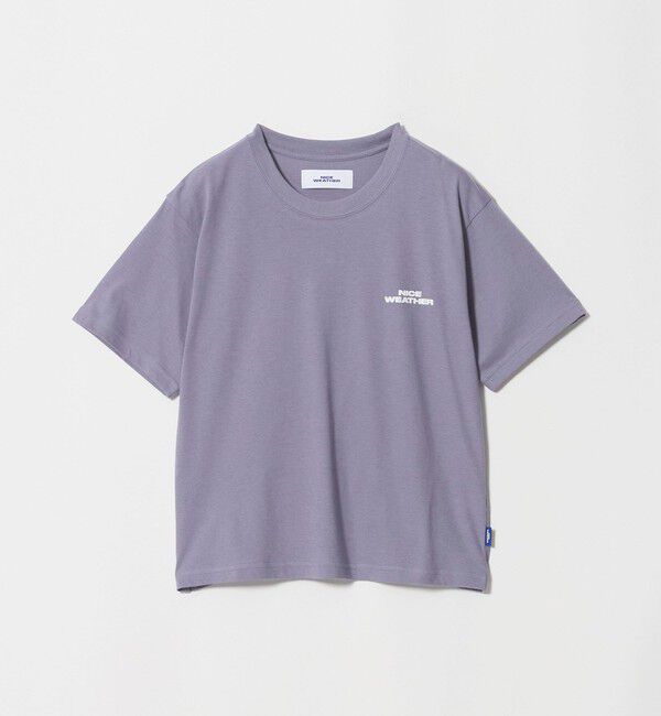 NICE WEATHER「＜NICE WEATHER＞ウィメンズ ロゴ Tシャツ」|Tシャツ・カットソー|LILAC