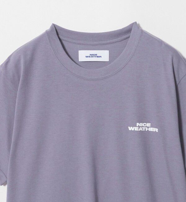 NICE WEATHER「＜NICE WEATHER＞ウィメンズ ロゴ Tシャツ」|Tシャツ・カットソー|