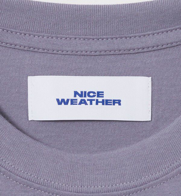 NICE WEATHER「＜NICE WEATHER＞ウィメンズ ロゴ Tシャツ」|Tシャツ・カットソー|