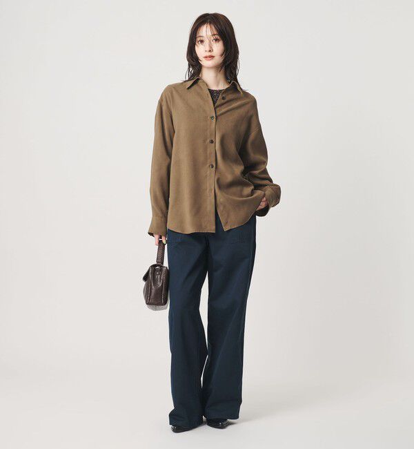 BEAUTY&YOUTH UNITED ARROWS「ポリエステル スエードライク シャツ」|シャツ・ブラウス|