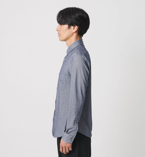 BEAUTY&YOUTH UNITED ARROWS「クイック ストレッチ シャンブレー ボタンダウン シャツ SLIM型 吸水速乾 タテヨコストレッチ」|シャツ・ブラウス|
