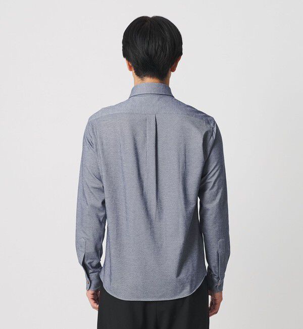 BEAUTY&YOUTH UNITED ARROWS「クイック ストレッチ シャンブレー ボタンダウン シャツ SLIM型 吸水速乾 タテヨコストレッチ」|シャツ・ブラウス|