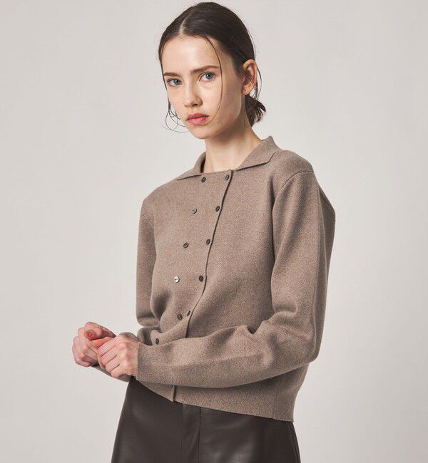 STEVEN ALAN「＜Steven Alan＞コットン カシミヤ ダブルブレステッド カーディガン」|カーディガン|