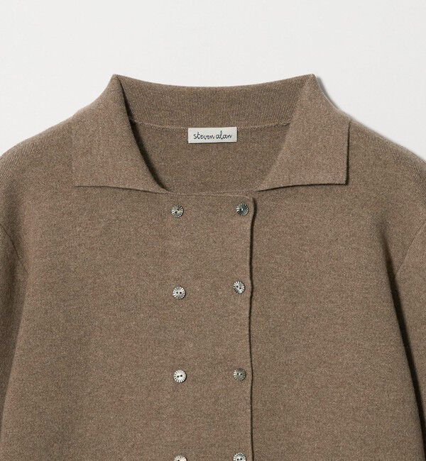 STEVEN ALAN「＜Steven Alan＞コットン カシミヤ ダブルブレステッド カーディガン」|カーディガン|