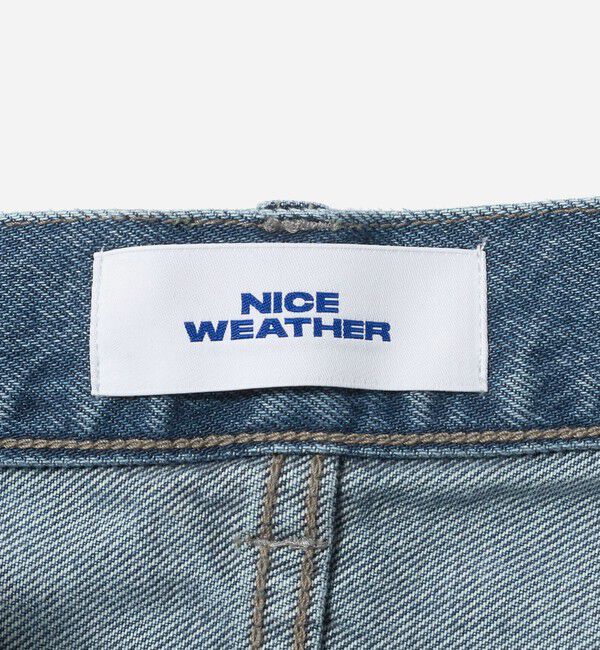 NICE WEATHER「＜NICE WEATHER＞5P ストレートデニムパンツ」|デニム|