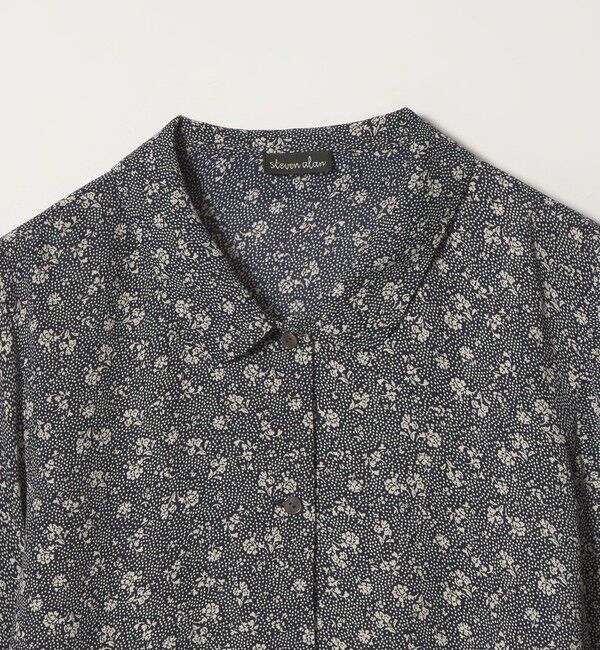 STEVEN ALAN「＜Steven Alan＞ドット フラワー ブラウス」|シャツ・ブラウス|