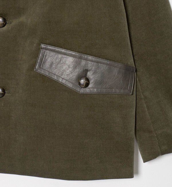 ATTISESSION「＜ATTISESSION＞CORD&times;レザーライク ジャケット」|テーラードジャケット|