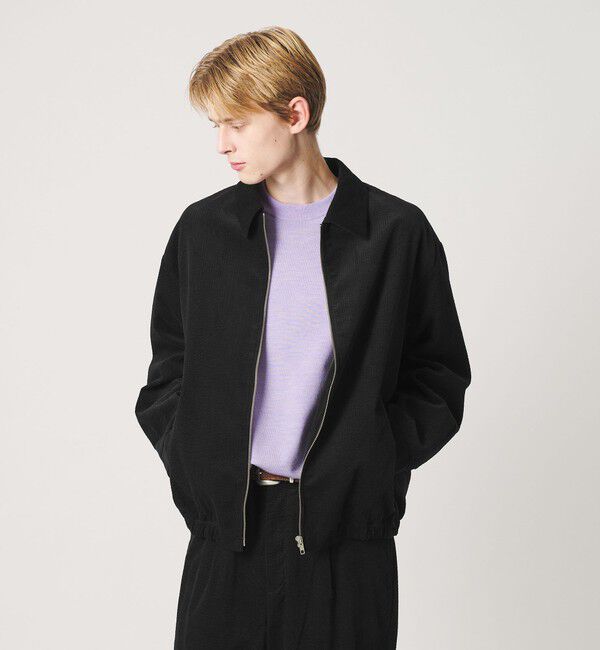 BEAUTY&YOUTH UNITED ARROWS「サッカーライク コーデュロイ ジップ ブルゾン」|その他|BLACK