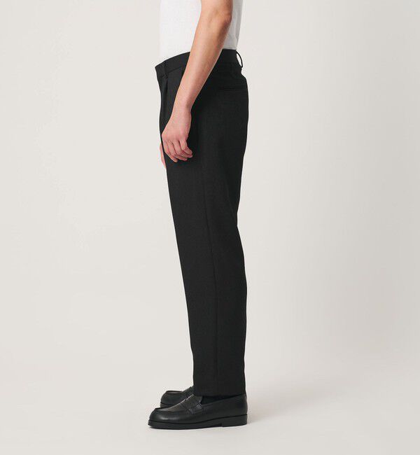 BEAUTY&YOUTH UNITED ARROWS「【WEB限定 WARDROBE SMART】 ウールライク ステルスポケット 1P セミワイド パンツ」|チノ|