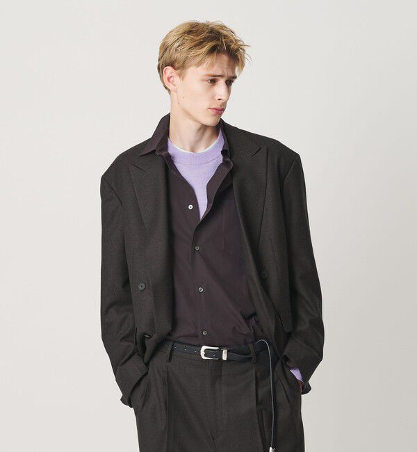 BEAUTY&YOUTH UNITED ARROWS「N/SUIT サキソニー ダブル ジャケット」|テーラードジャケット|DK.BROWN