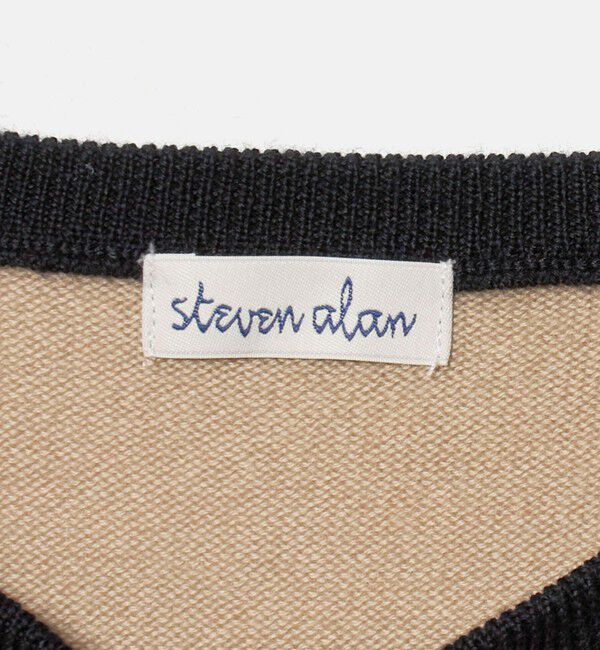 STEVEN ALAN「＜Steven Alan＞ウール タイリボン ノースリーブ ニット」|ニット・セーター|
