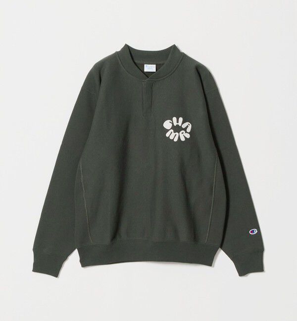 BEAUTY&YOUTH UNITED ARROWS「＜CHAMPION&times;BEAUTY&YOUTH＞ヘンリーネック スウェット」|Tシャツ・カットソー|BLACK