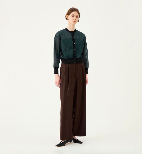 Ballsey「ライトカルゼ 2タックワイドパンツ」|その他|