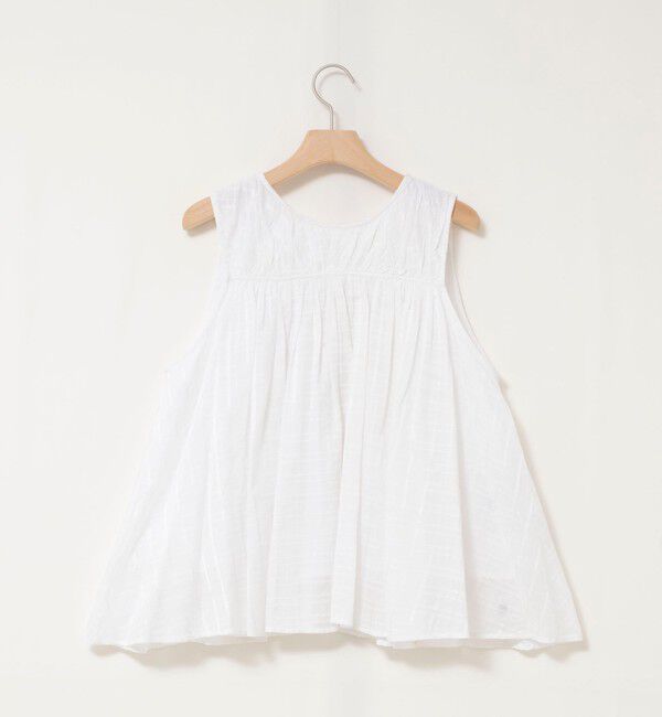 NOLLEY'S「【MARILYN MOON/マリリーンムーン】sheer check 2way gathered blouse」|シャツ・ブラウス|