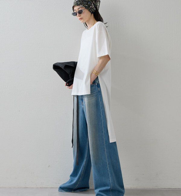  「【HERITANOVUM】ロングテールTシャツ」|Tシャツ・カットソー|