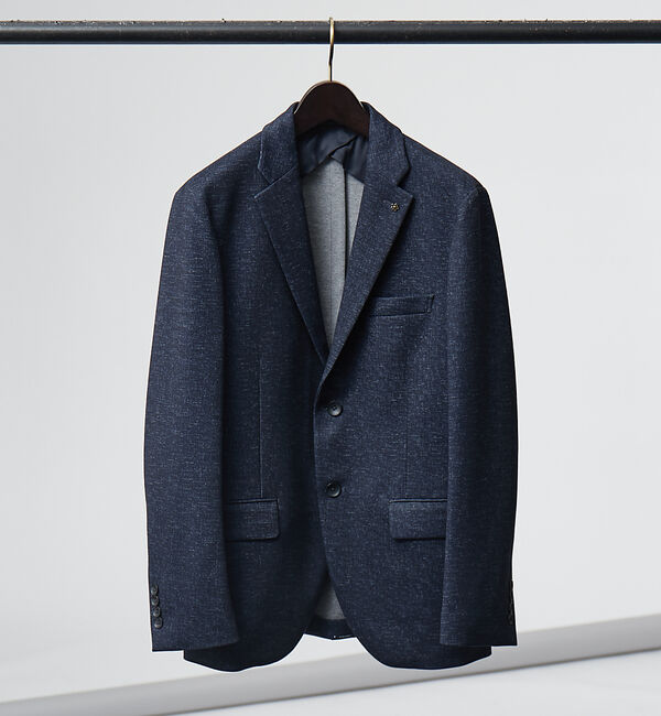 ABAHOUSE「【FLEX JACKET/セットアップ対応】ストレッチ ポンチ ジャケット」|テーラードジャケット|
