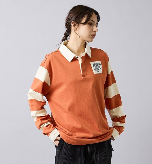 ABAHOUSE「【POLER/ポーラー】COLWOOD RUGBY/ラガーシャツ/ユニセックス【」|シャツ・ブラウス|