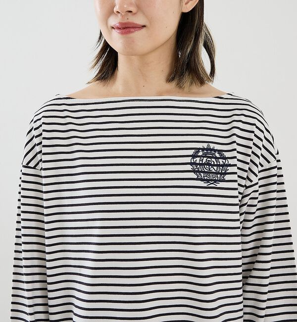 The Store by C' 「【REMI RELIEF】【別注】オフショルボーダープルオーバー」|Tシャツ・カットソー|