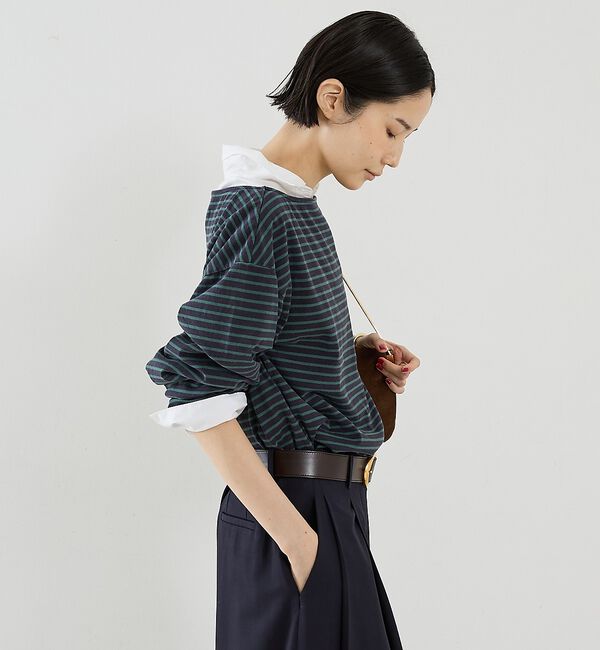 The Store by C' 「【REMI RELIEF】【別注】オフショルボーダープルオーバー」|Tシャツ・カットソー|