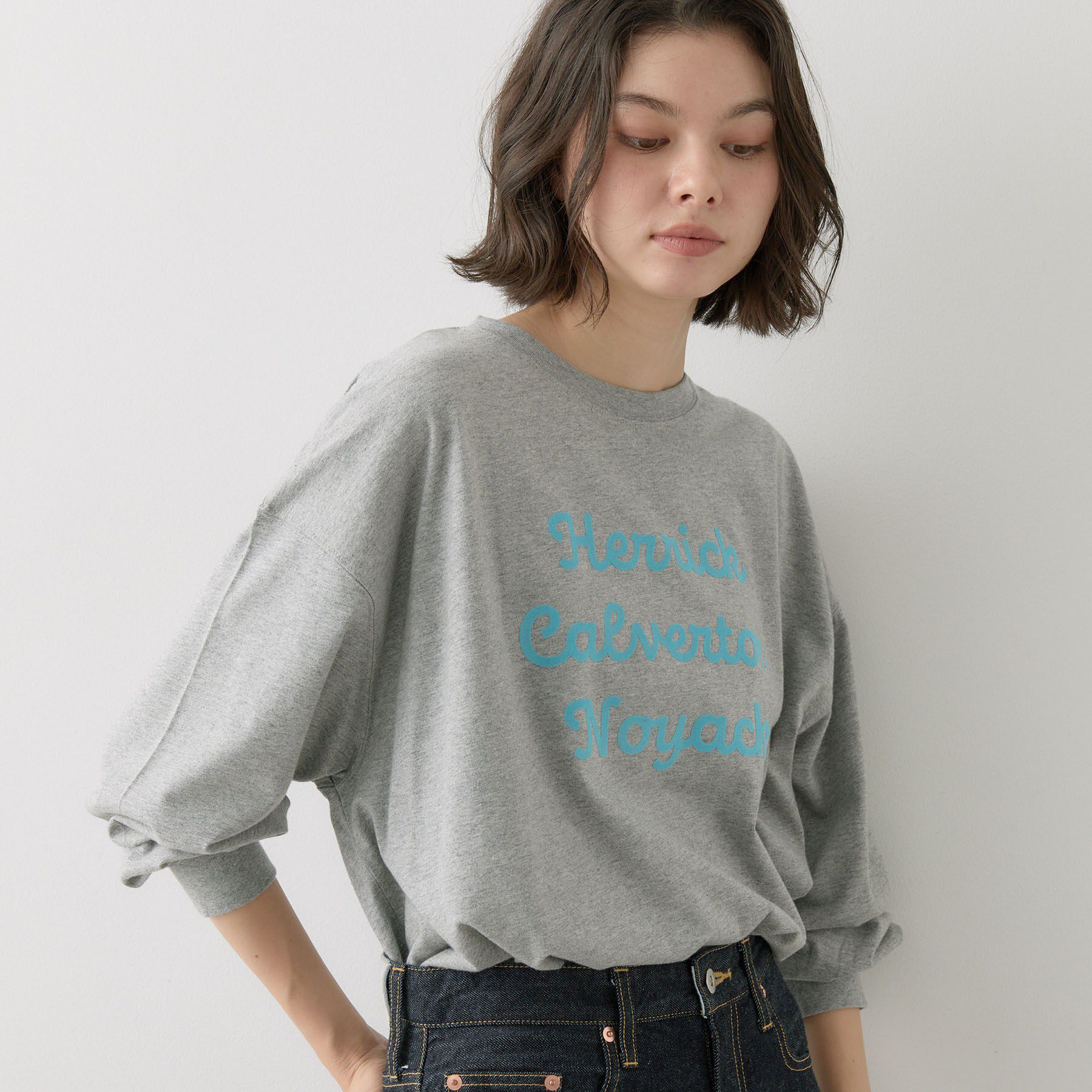 Dessin「【洗える】オーガニックコットン ロングスリーブTシャツ」|Tシャツ・カットソー|