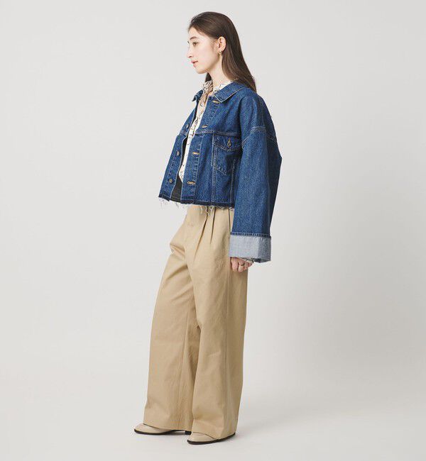 UNITED ARROWS「＜SACRA＞ボリュームスリーブ デニムジャケット」|デニムジャケット|